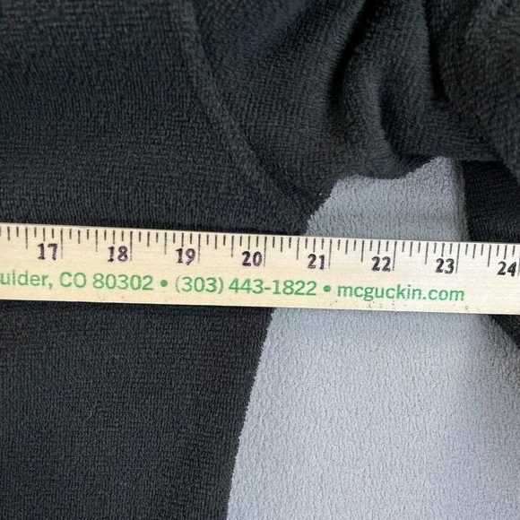 Outerknown Shirt Jacket Mens Small Gray Snap Front Terry Fleece Shacket Pocket - Picture 11 of 11